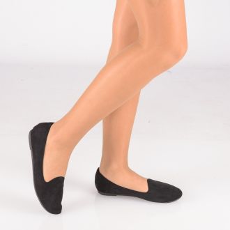 Μαύρες σουέντ μπαλαρίνες BLACK 467018