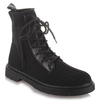 Μποτάκια αρβυλα΄κια σε μαύρο χρώμα BLACK 479742