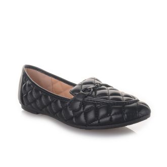 Καπιτονέ μοκασίνια σε μαύρο χρώμα BLACK 538423