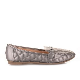 Γκρί καπιτονέ μπαλαρίνες GREY 631071