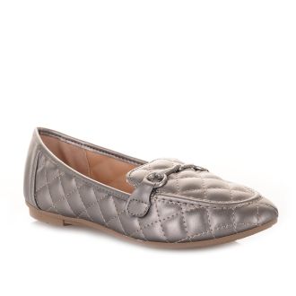 Γκρί καπιτονέ μπαλαρίνες GREY 631071