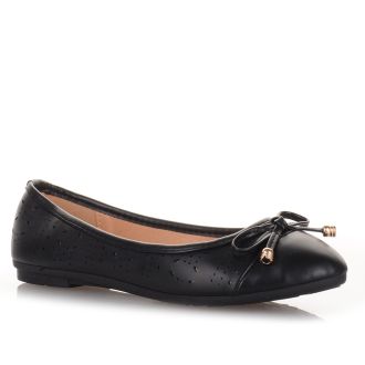 Μπαλαρίνες  σε μαύρο χρώμα BLACK 645666
