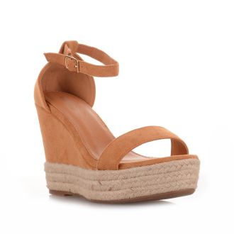 Γυναικείες πλατφόρμες σε camel χρώμα CAMEL 651256