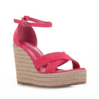 Γυναικείες πλατφόρμες σε φούξια χρώμα FUCHSIA 651992