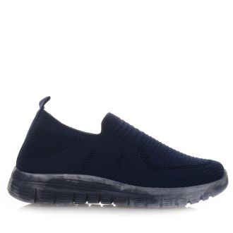 Μπλε sneakers ελαστικό τύπου κάλτσα BLUE 669778