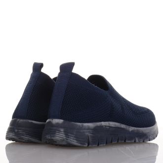 Μπλε sneakers ελαστικό τύπου κάλτσα BLUE 669778