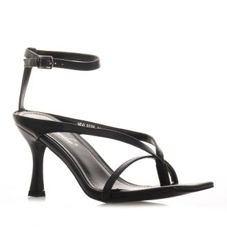 Γυναικεία μαύρα πέδιλα BLACK  670452