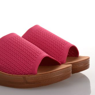 Φούξια Πλατφόρμες με Υφασμάτινη Φάσα FUCHSIA 680494
