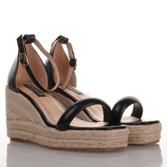 Μαύρες Γυναικείες πλατφόρμες BLACK 683442