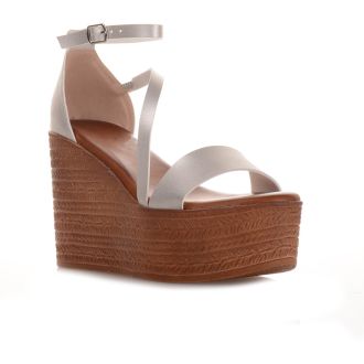 Ασημί Ψηλές Πλατφόρμες SILVER 685095