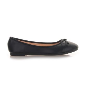 Κλασικές Μαύρες Μπαλαρίνες με φιογκάκι BLACK 687219