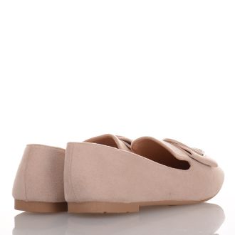 Μπεζ Σουέντ Μοκασίνια BEIGE 688159