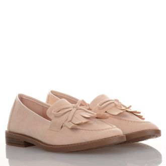 Μπεζ Γυναικεία Μοκασίνια BEIGE 688167