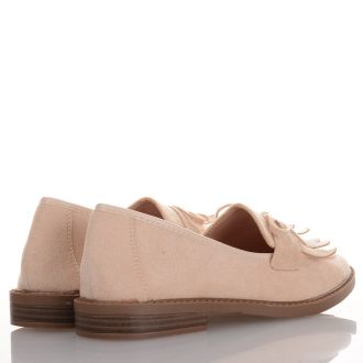 Μπεζ Γυναικεία Μοκασίνια BEIGE 688167