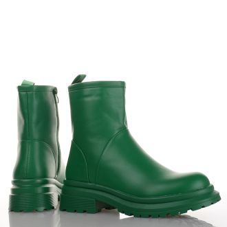 Πράσινα Γυναικεία Μποτάκια GREEN 689907