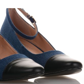 Denim Γόβες με μπαρέτα BLUE 694183