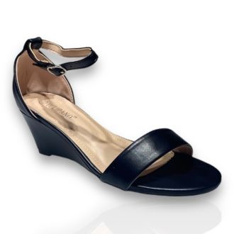 Γυναικείες πλατφόρμες σε μαύρο χρώμα BLACK 702402