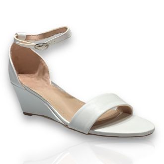 Γυναικείες πλατφόρμες σε λευκό χρώμα WHITE 702407