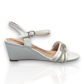 Γυναικείες πλατφόρμες WHITE 702427