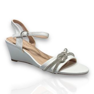 Γυναικείες πλατφόρμες WHITE 702427