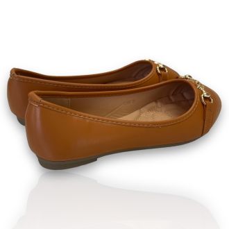 Γυναικείες μπαλαρίνες σε μπέζ χρώμα CAMEL 702960