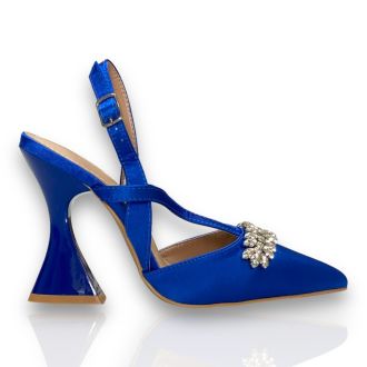 Γυναικείες μπλέ γόβες BLUE 704519