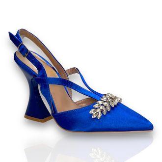 Γυναικείες μπλέ γόβες BLUE 704519