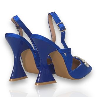 Γυναικείες μπλέ γόβες BLUE 704519