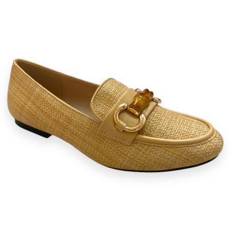 Γυναικεία loafers σε μπέζ χρώμα BEIGE 704964