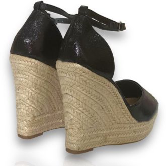 Γυναικείες μαύρες πλατφόρμες BLACK 705276