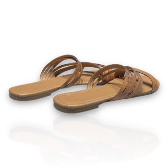 Γυναικεία σανδάλια σε μπ΄έζ χρώμα BEIGE 705325