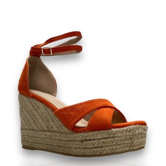Γυναικείες πορτοκαλί πλατφόρμες ORANGE 706211