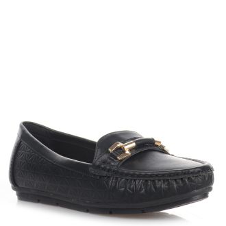 Γυναικεία μαύρα loafers BLACK 706840