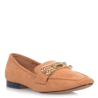 Γυναικεία loafers σε καμηλό χρώμα CAMEL 706872
