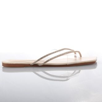 Γυναικεία σανδάλια με διαφάνεια BEIGE 708099