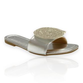 Γυναικεία σανδάλια σε ασημί χρώμα SILVER 708774