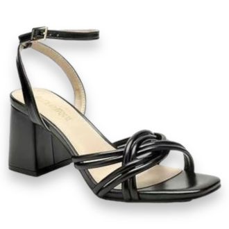 Γυναικεία πέδιλα σε μαύρο χρώμα BLACK 718531