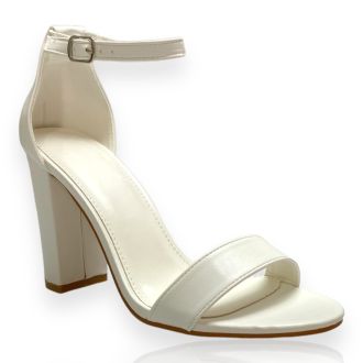 Γυναικεία πέδιλα σε λαυκό χρώμα WHITE 720231