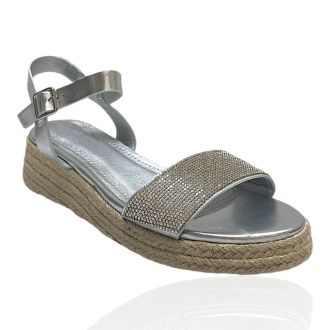 Γυναικείες πλατφόρμες σε ασημί χρώμα SILVER 721771