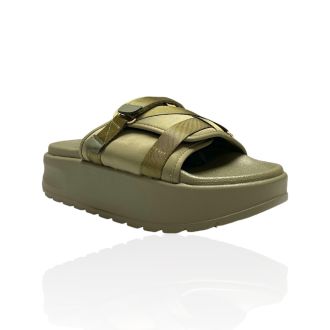 Γυναικείες πλατφόρμες σε πράσινο χρώμα GREEN 721775