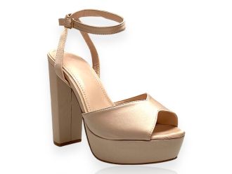 Γυναικεία πέδιλα σε μπέζ χρώμα NUDE 722020