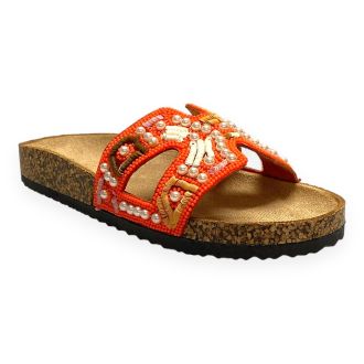 ΓΥΝΑΙΚΕΙΑ ΣΑΝΔΑΛΙΑ ΣΕ ΠΟΡΤΟΚΑΛΙ ΧΡΩΜΑ ΚΑΙ BOHO STYLE  723575