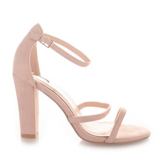 Γυναικεία πέδιλα σε nude χρώμα με λουράκια BEIGE 563830